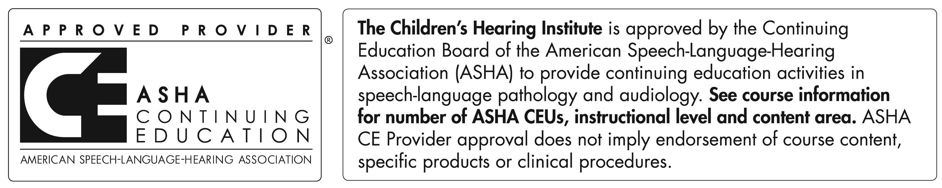 Annual Pediatric Audiology Conference Children's Hearing Institute