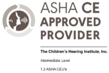 ASHA Approved Provider logo